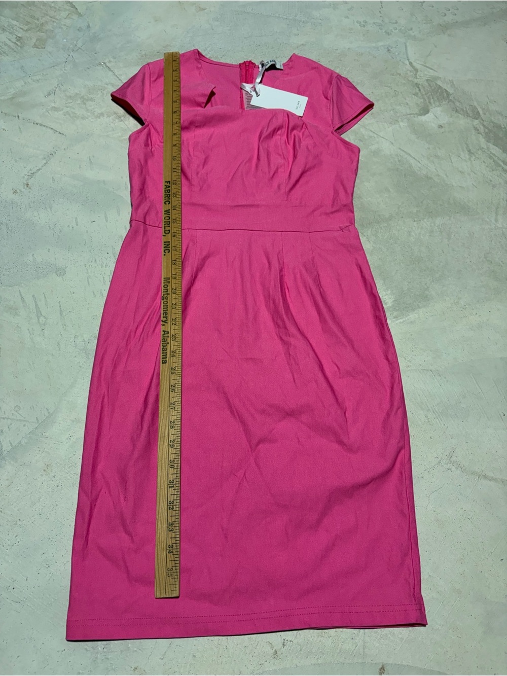 Grace Karin NWT pink Cap-Sleeve Sheath Dress medium - Picture 2 of 9